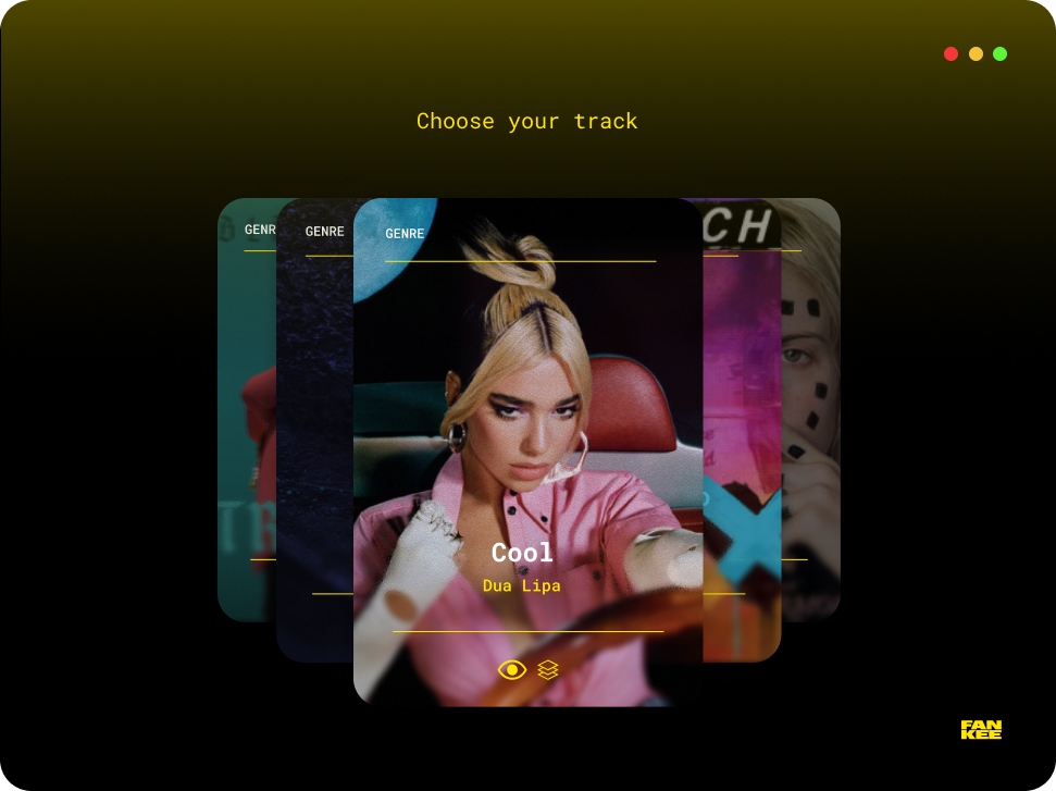 FANKEE Playground — Choose your track